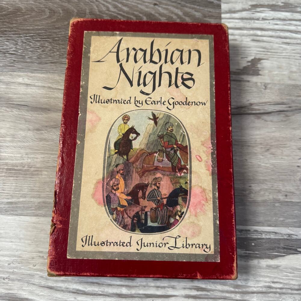 Vintage 1946 Arabian Nights Illustrated Book Earle Goodenow
